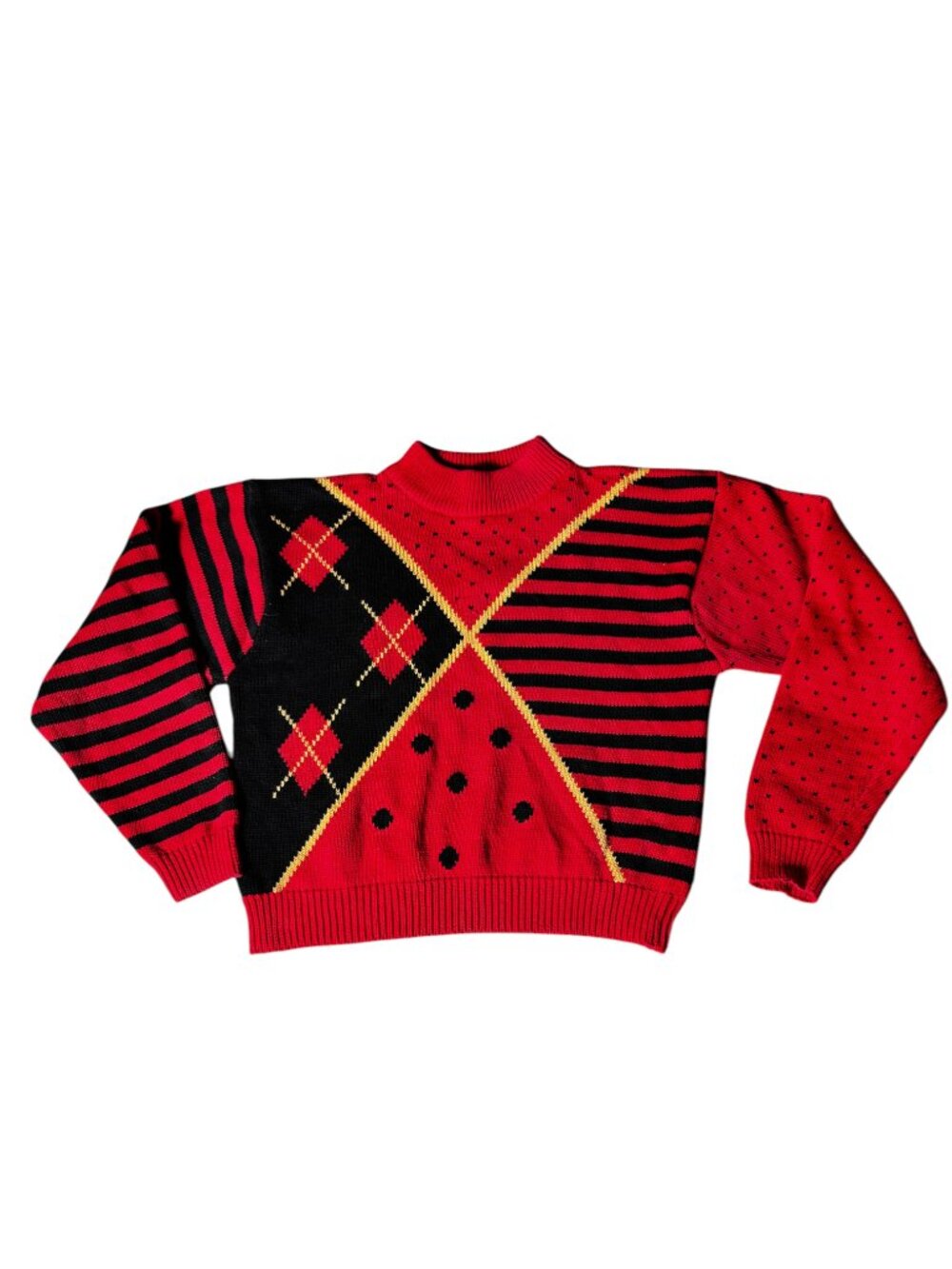 HEIRLOOM Handloomed 100% Cotton Holiday Sweater Size Medium